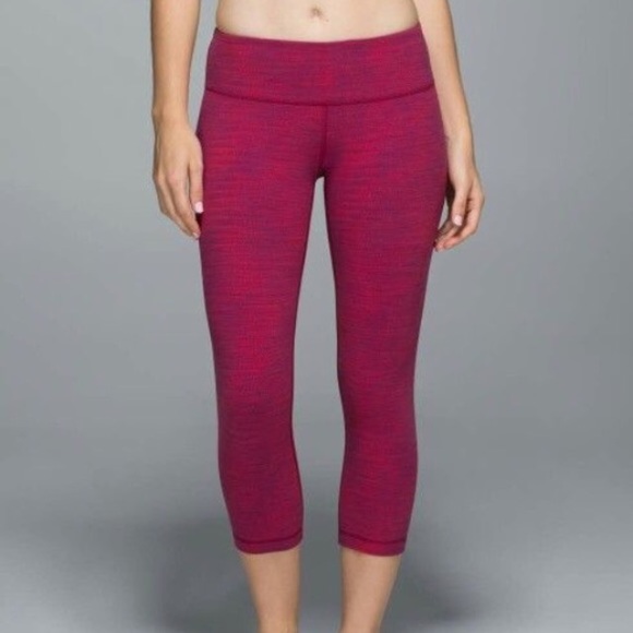 Lululemon Wunder Under Crop II Diamond Jacquard T - Picture 8 of 8